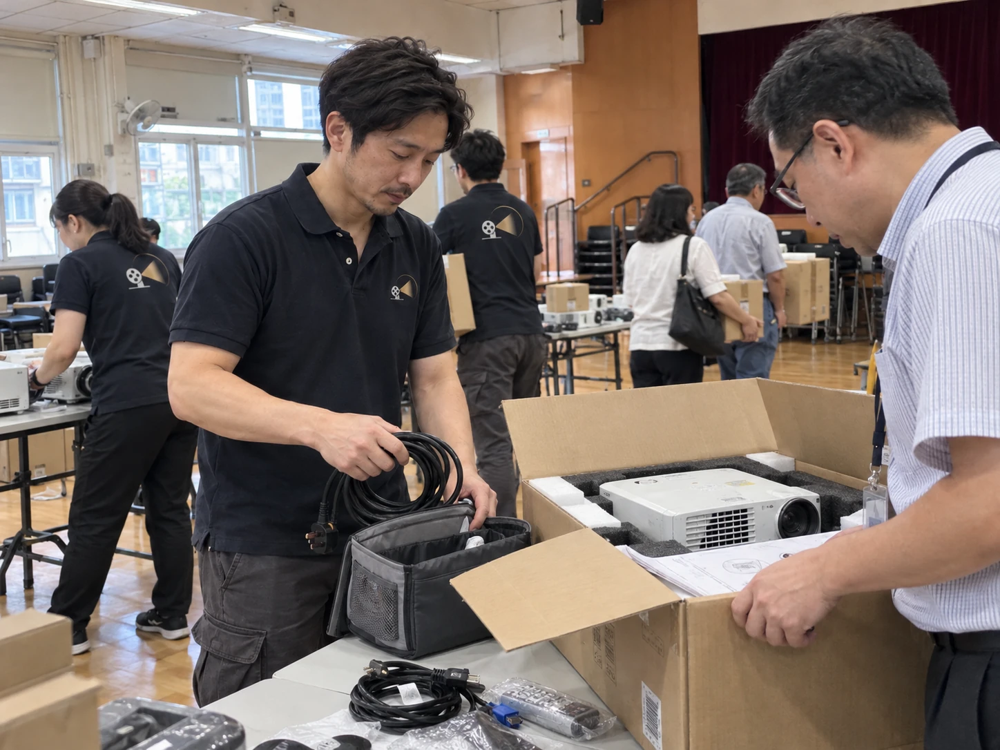 光影重聚 Project ReLight：投影機配件整理與交接